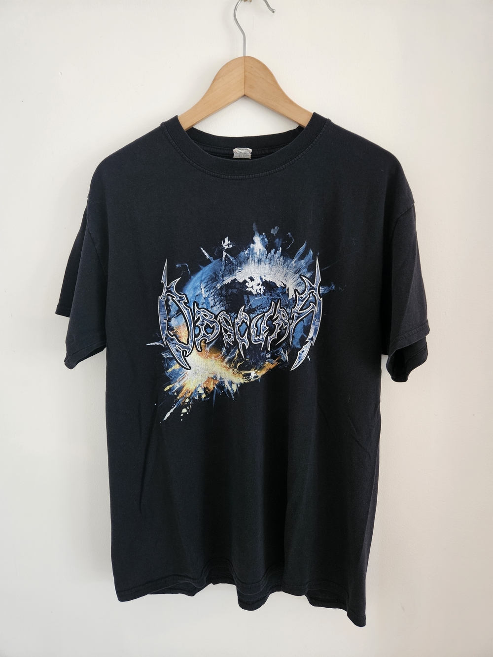 Obscura Band Shirt Mens Large Cosmogenesis Metal Tour Concert